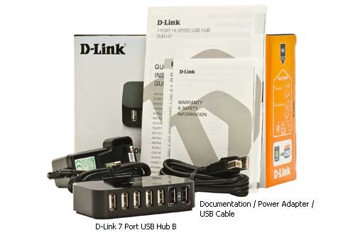 Hub 7 ports D-Link