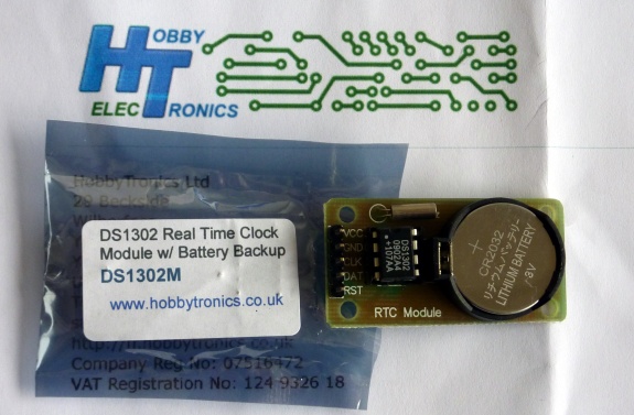 La livraison de carte RTC par Hobby Electronics