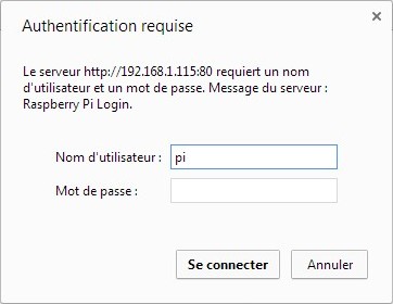 BerryIO - Ecran de login