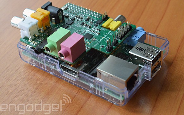 Carte son Wolfson montée sur un Raspberry Pi - Crédit Photo http://www.engadget.com/