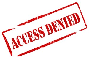 Access denied stamp