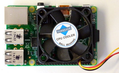 Ventilateur pour Raspberry Pi Model B+