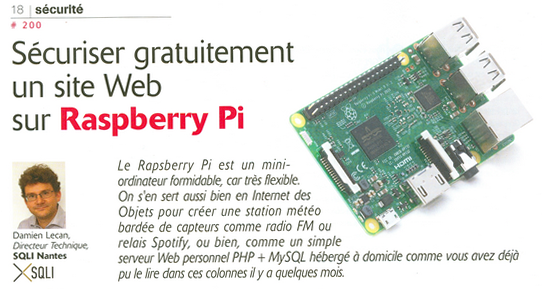 Sécuriser son site web sur Raspberry Pi avec Let's Encrypt