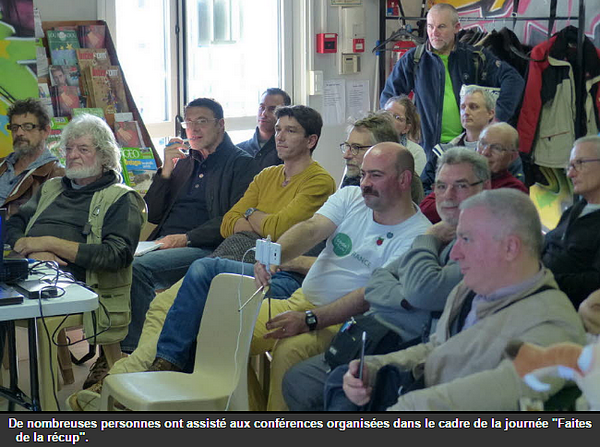 Un peu avant le début de la conférence de l'après midi