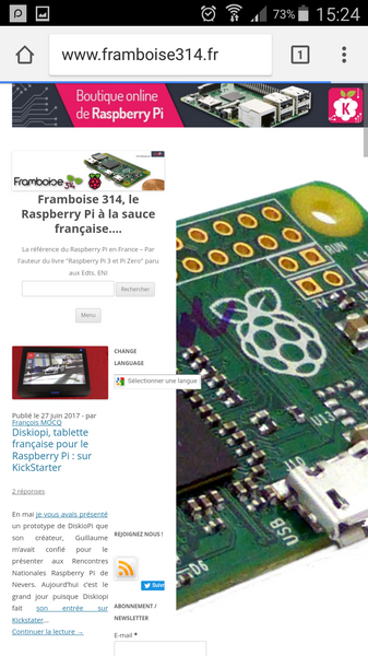 Un écran tactile 800 x 480 pixels chez Adafruit - Framboise 314, le Raspberry  Pi à la sauce française.