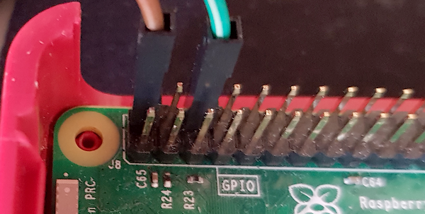 Connexion du module LASER KY-008 sur le GPIO du Raspberry Pi 3 - Photo Francois MOCQ