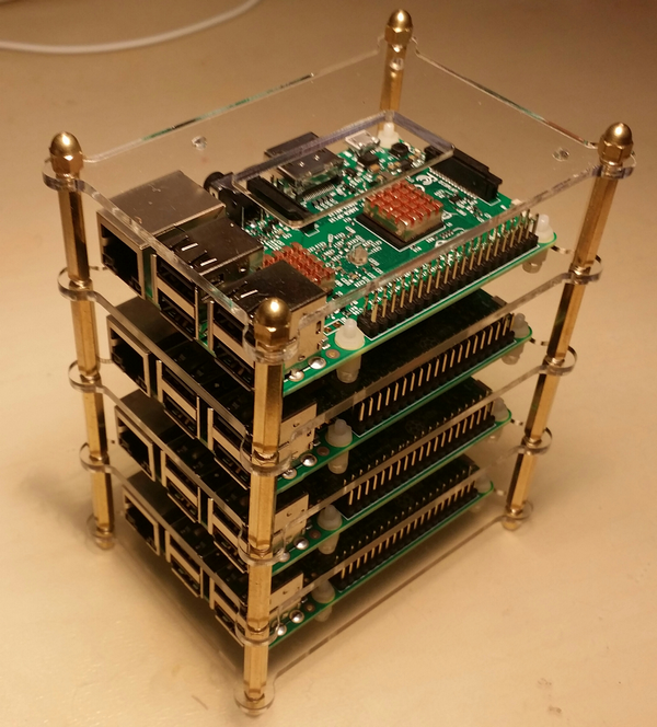 Cluster de 4 raspberry pi