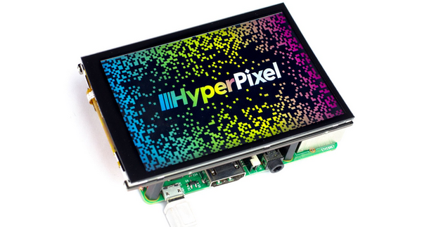 PIMORONI - Ecran Haute Résolution HyperPixel 4 pour Raspberry Pi