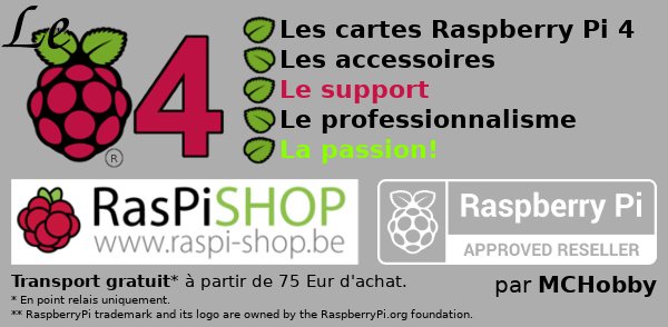 Acheter le Raspberry Pi 4 en Belgique 