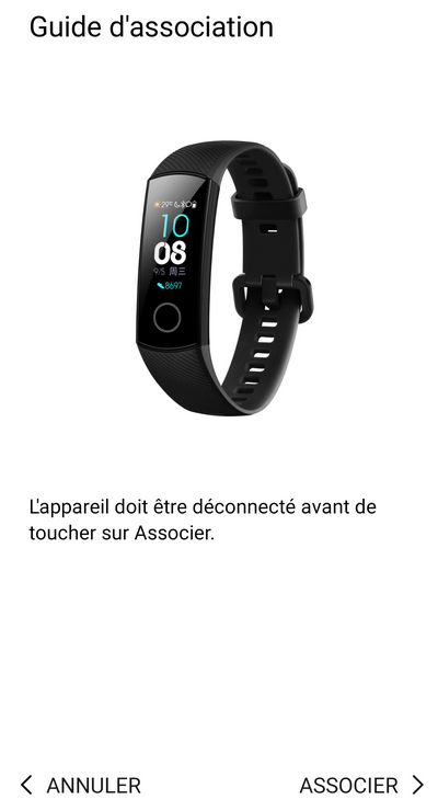 Test de la montre Huawei Honor Band 5 - Framboise 314, le