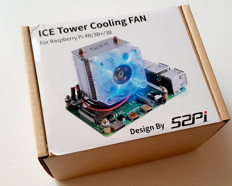 Boîtier Pour Raspberry Pi 4 B Avec Ventilateur 35Mm, Alimentation USB-C  5.1V 3A