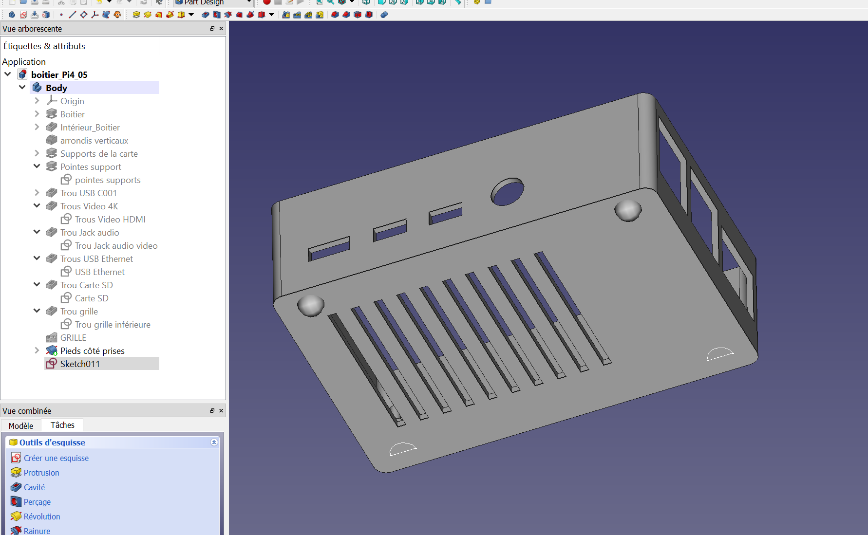 Un boîtier pour Raspberry PI 3 avec Fusion 360 - Framboise 314, le Raspberry  Pi à la sauce française.