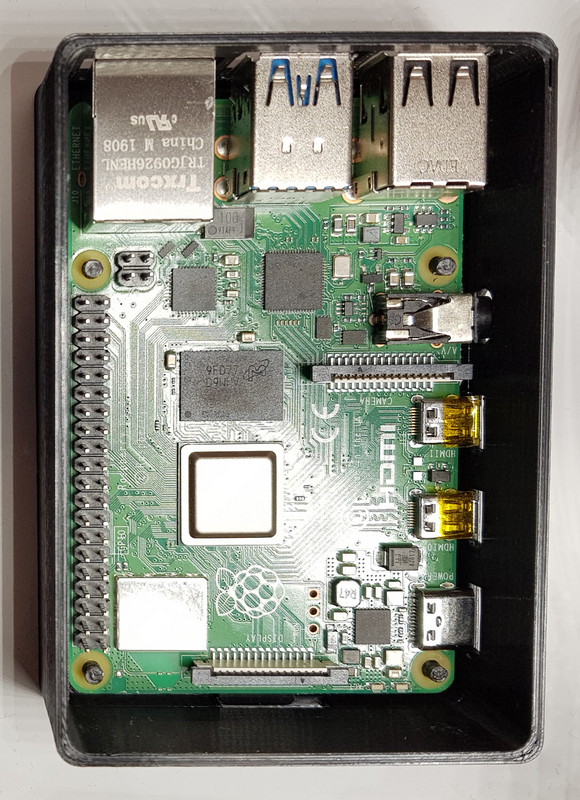 Boîtier ABS ventilé pour Raspberry Pi 3 B+