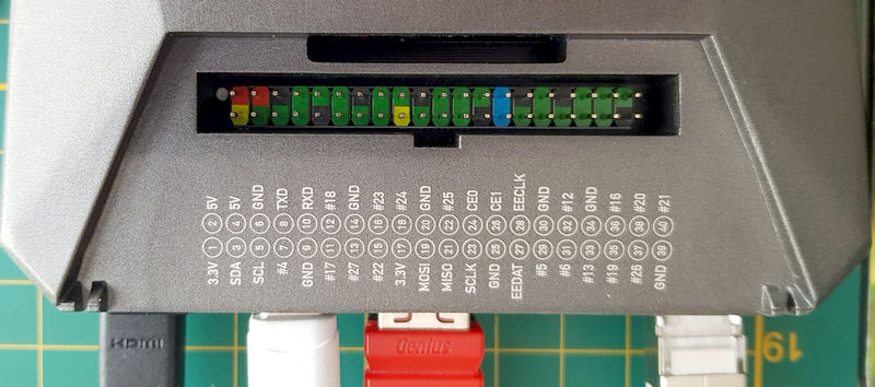 Boîtier ventilé pour Raspberry Pi 4 bouton ON/OFF