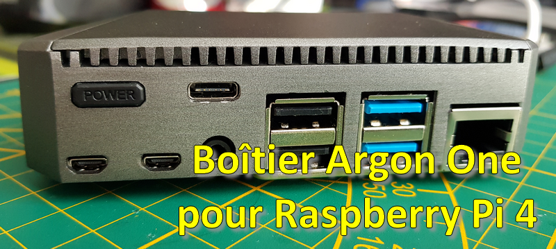 Boitier en aluminium pour Raspberry Pi 4