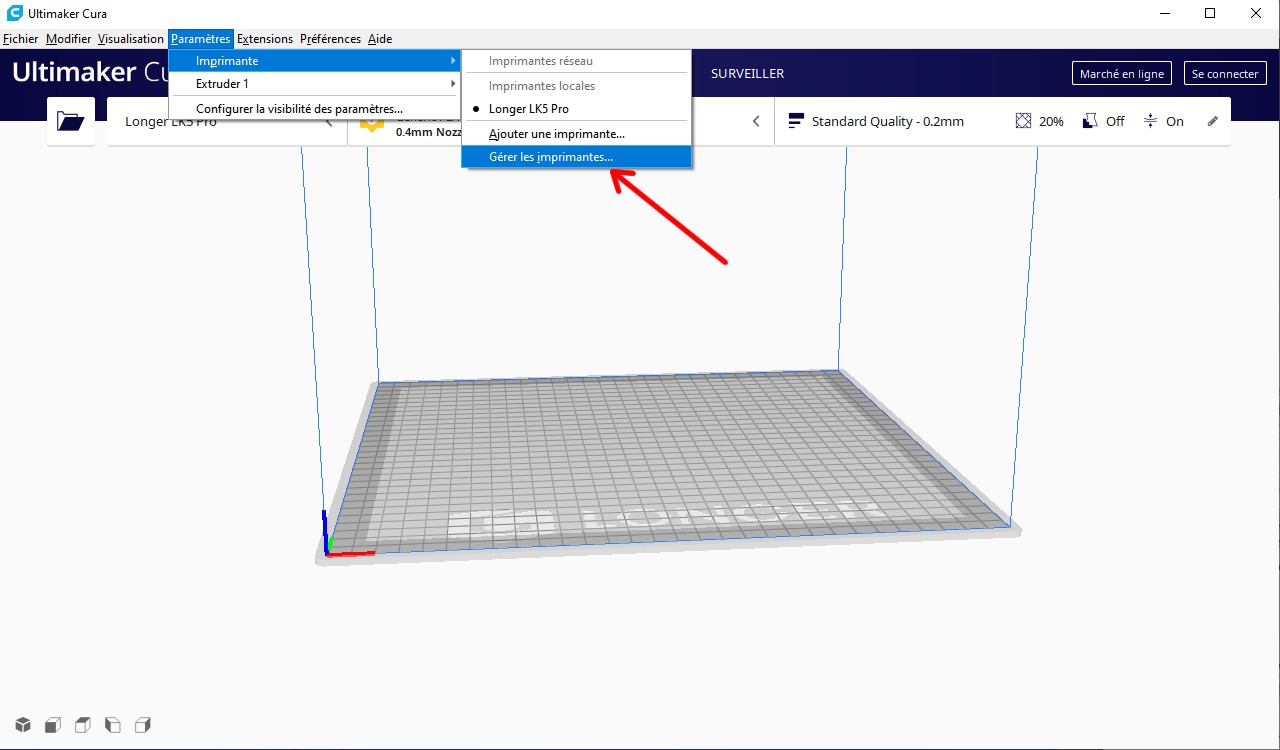 Automatiser l'alignement du plateau de l'imprimante 3D Longer LK5 PRO avec  un BLTOUCH - Framboise 314, le Raspberry Pi à la sauce française.