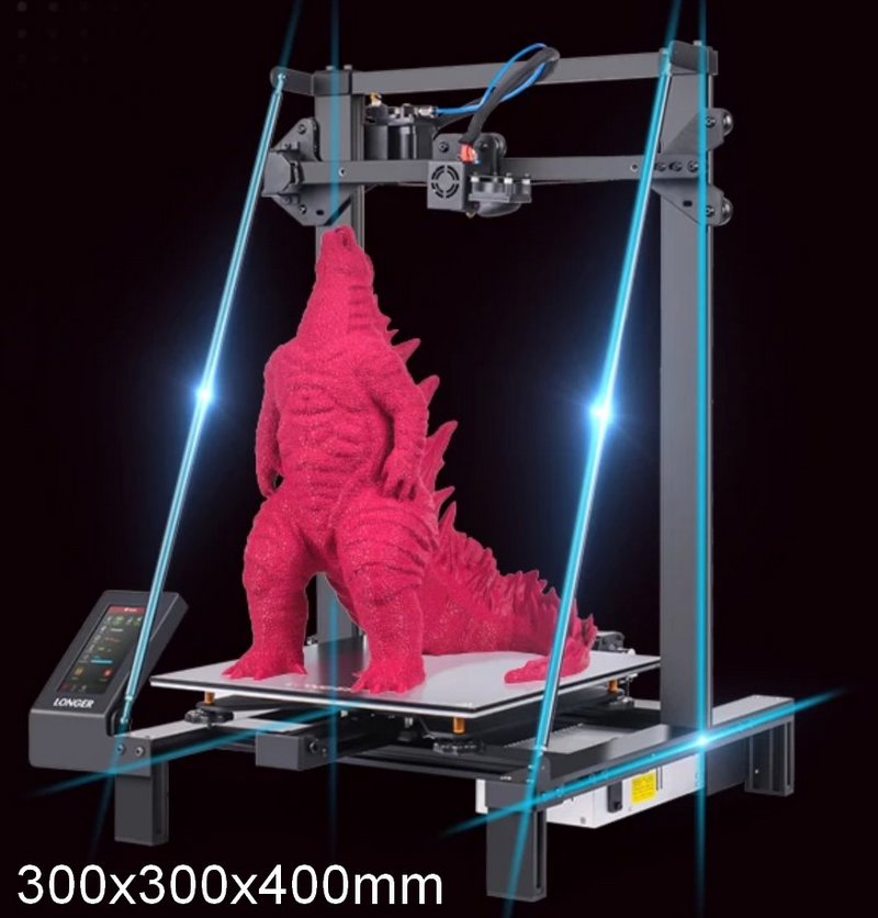 LONGER Imprimante 3D LK5 Pro, grande taille d'impression 30 x 30 x 40 cm,  imprimante