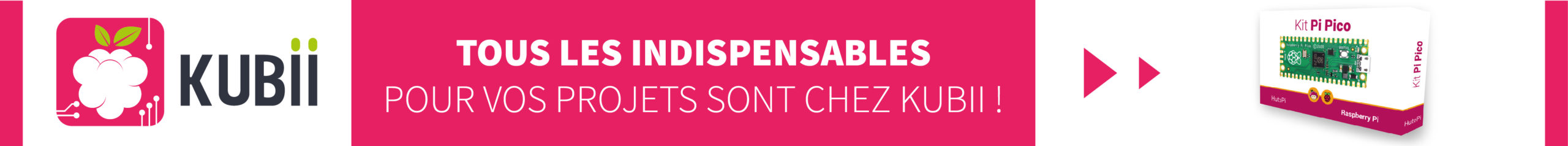 Bannière de publicité pour Kubii - Mise en place avril 2022