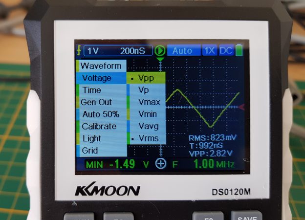 Oscilloscope numérique KKmoon DS0120M avec écran couleur TFT ...