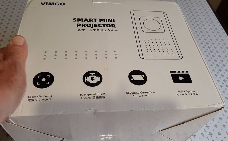 Vidéo projecteur 1080p Android Vimgo P10 - Framboise 314, le Raspberry Pi à  la sauce française.