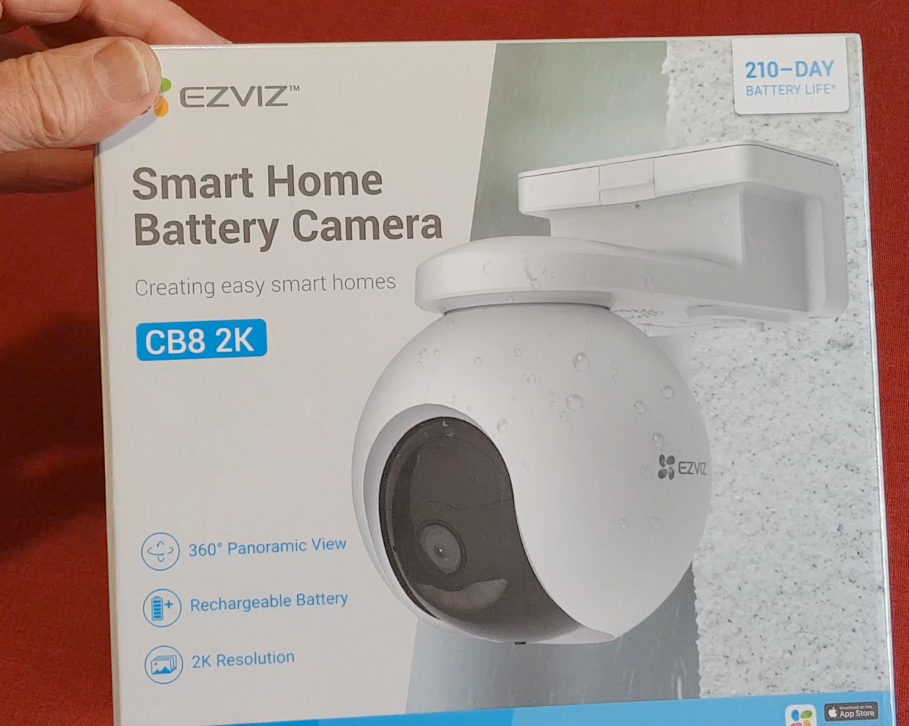 EZVIZ CB8 2K Camera Surveillance WiFi Extérieure…