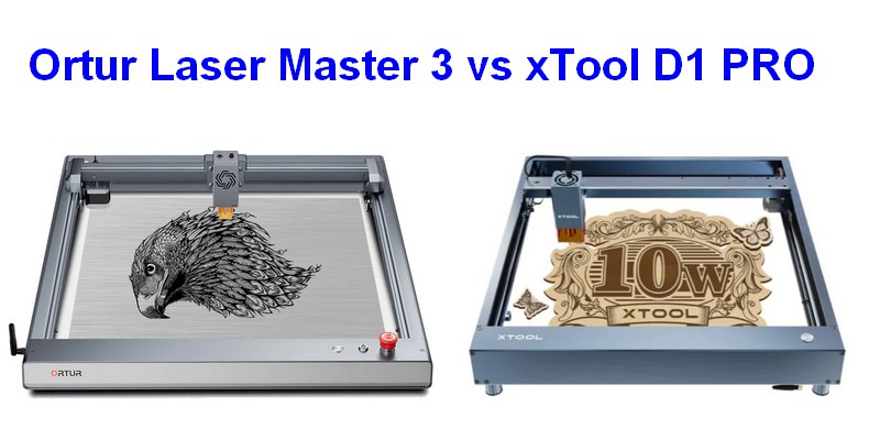 Comparaison entre Ortur Laser Master 3 10w et xTool D1 PRO 10w - Framboise  314, le Raspberry Pi à la sauce française.