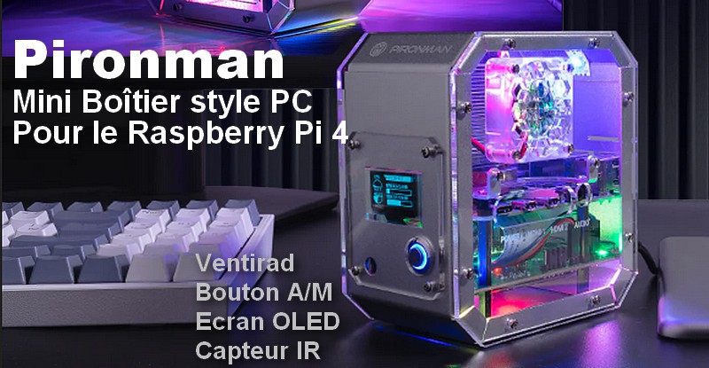 Adaptateur Raspberry Pi 4 blanc, Nano-ordinateurs