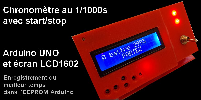 Créer un chronomètre avec Arduino et un afficheur LCD