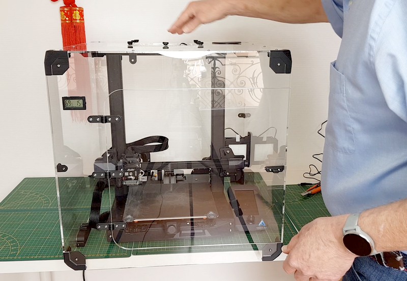 Nouveau caisson haut de gamme pour imprimantes Ender 3 S1 et S1Pro