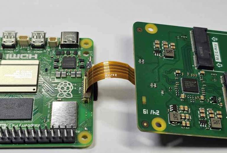 Raspberry Pi 5 avec SSD 256 Go et Accélérateur AI Coral M.2 sur carte ...