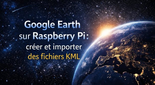 Google Earth sur Raspberry Pi / créer et importer des fichiers KML