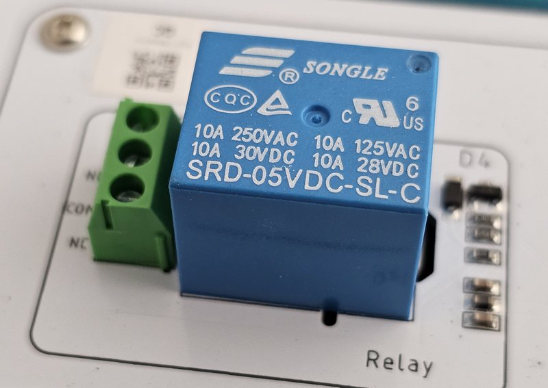 Relais &eacute;lectrom&eacute;canique Songle sur platine Elecrow