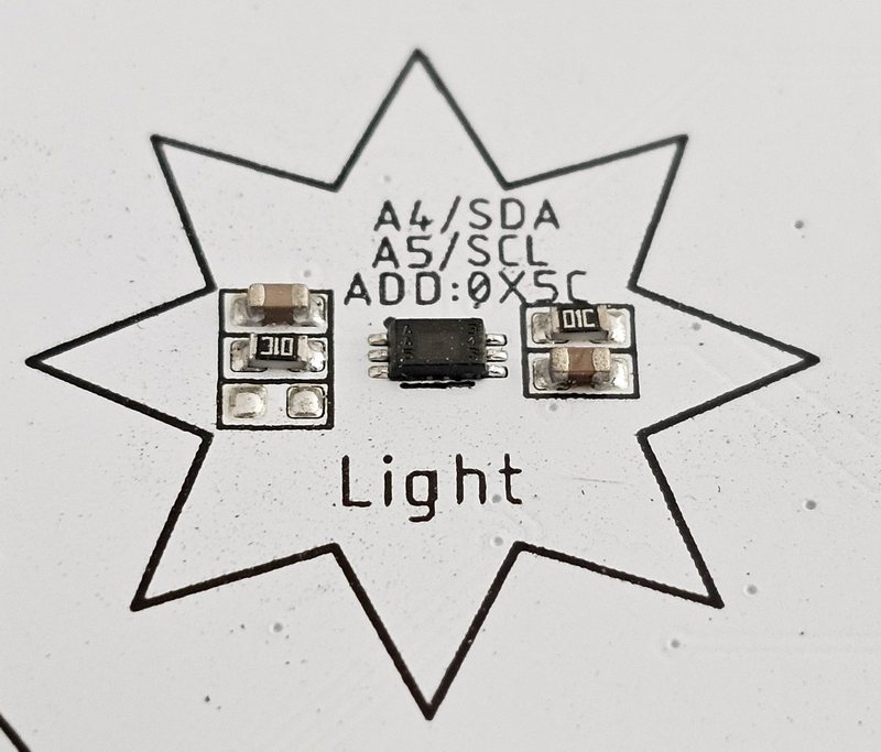 Capteur de luminosit&eacute; I2C