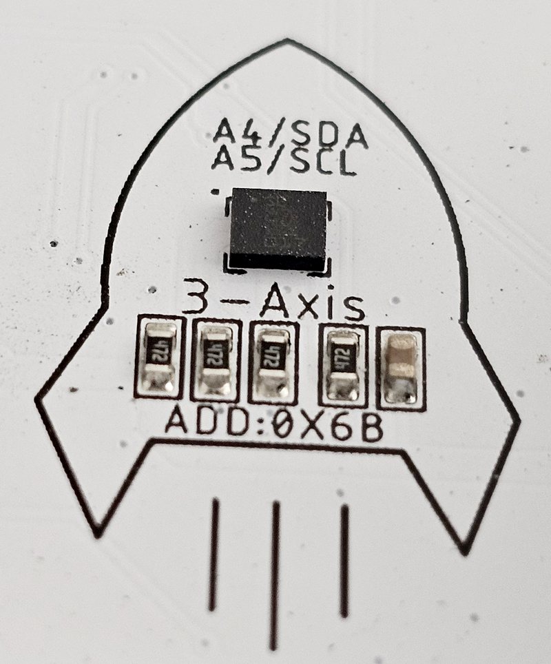 Capteur 3 axes I2C sur platine Elecrow