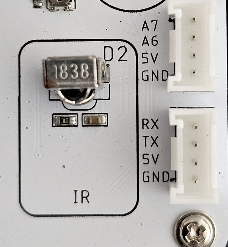 R&eacute;cepteur Infrarouge et connecteurs