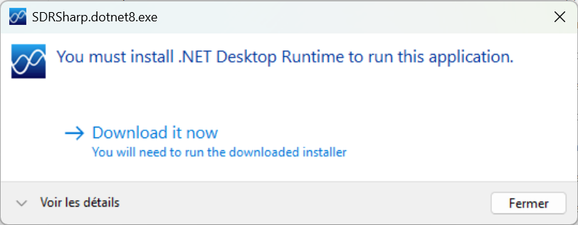 Erreur .NET